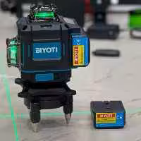 تراز لیزری بیوتی360 درجه 16 لاین نور سبز با ریموت کنترل // اصلی 