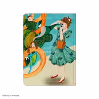 پلنر رنگی هفتگی رقعی جلدسخت مسترنوت کد 406