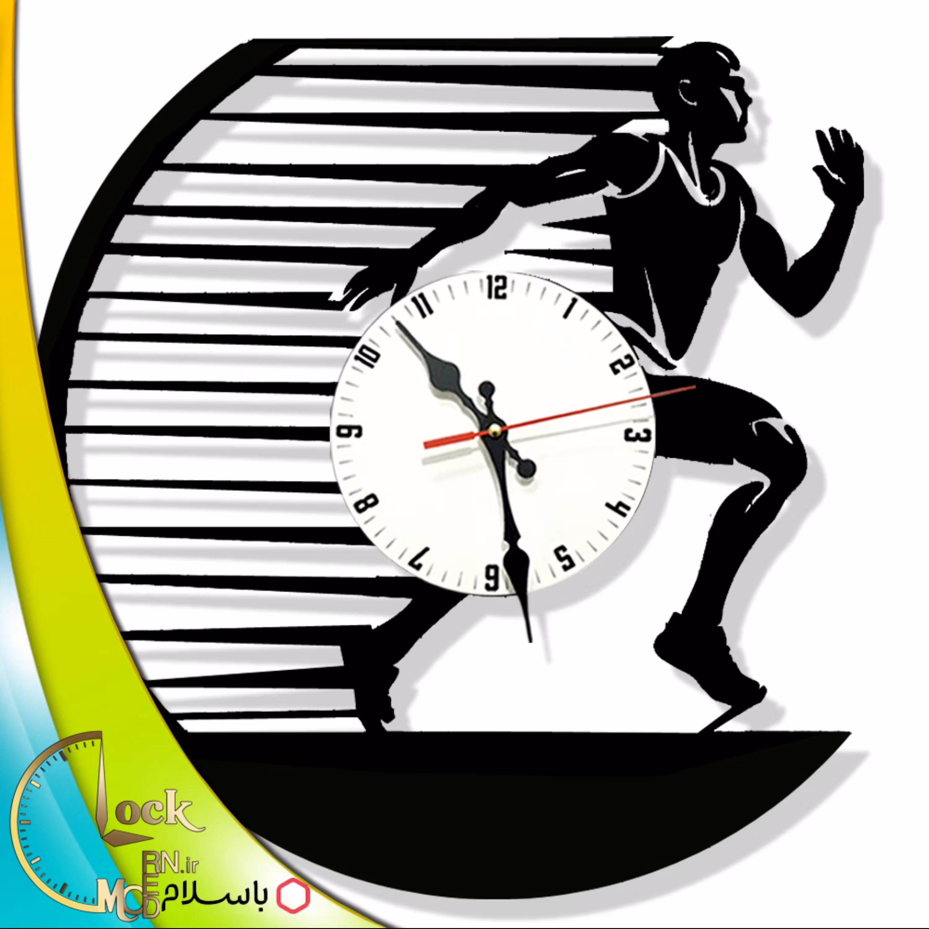 ساعت دیواری طرح دومیدانی کد 491 (پس کرایه)