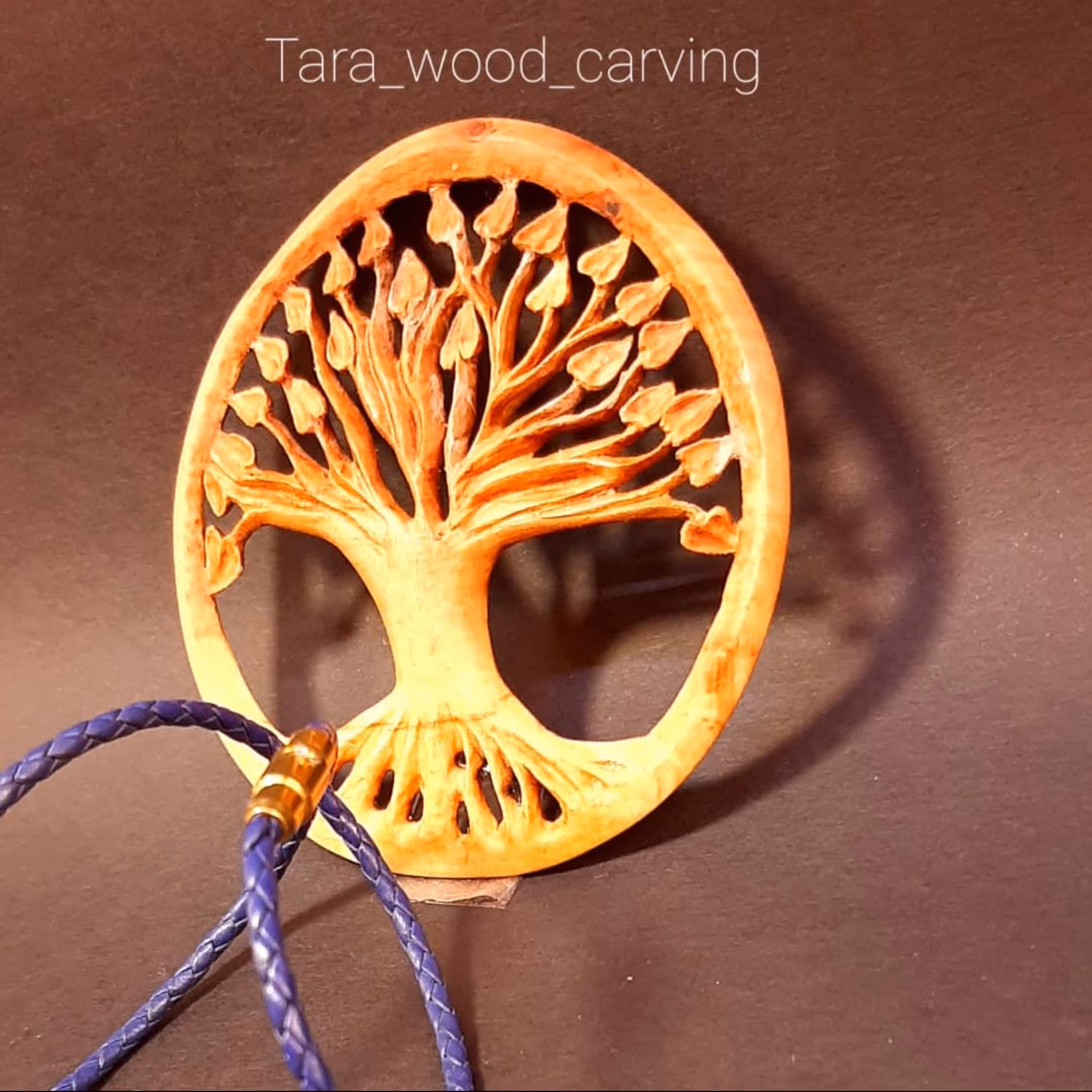 گردنبند چوبی درخت زندگی  