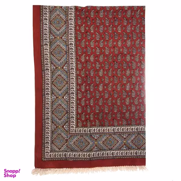 سفره قلمکار ممتاز اثر عطریان مدل دو رویه طرح 21 سایز 135 × 200 سانتی متر