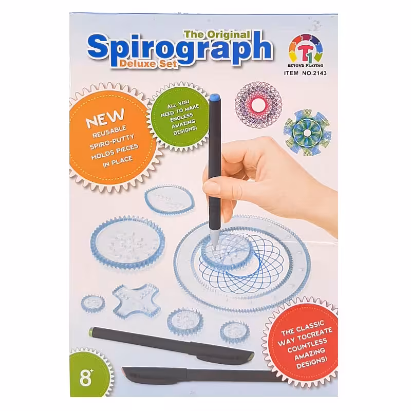 خرید طراحی با دوایر جادویی اقلیدس Spirograph کد 2143