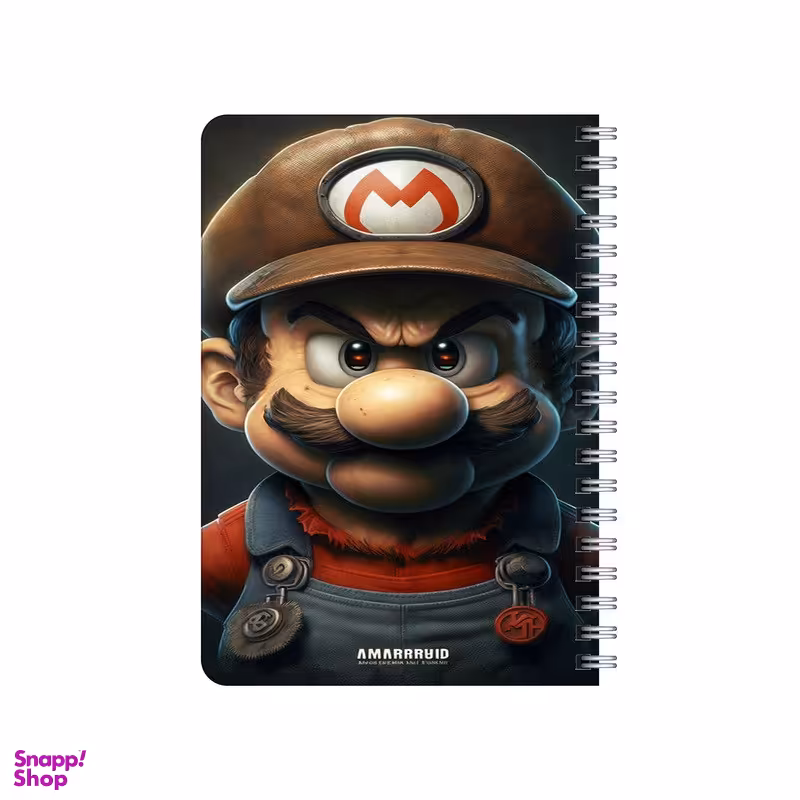 دفترچه یادداشت بامبیلیپ مدل چوبی طرح سوپر ماریو بی اعصاب کد 0587008