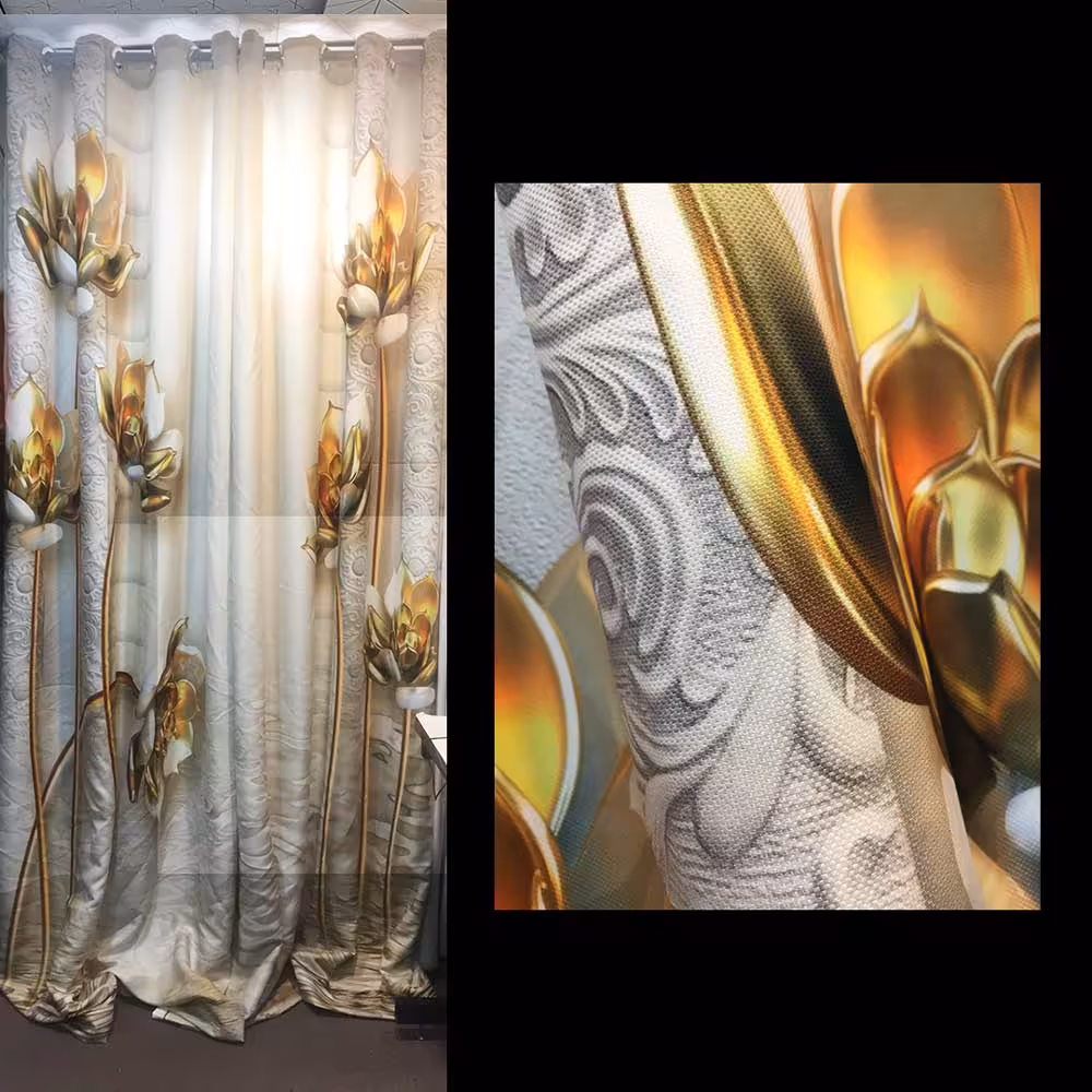 نمونه اجرایی پرده چاپی