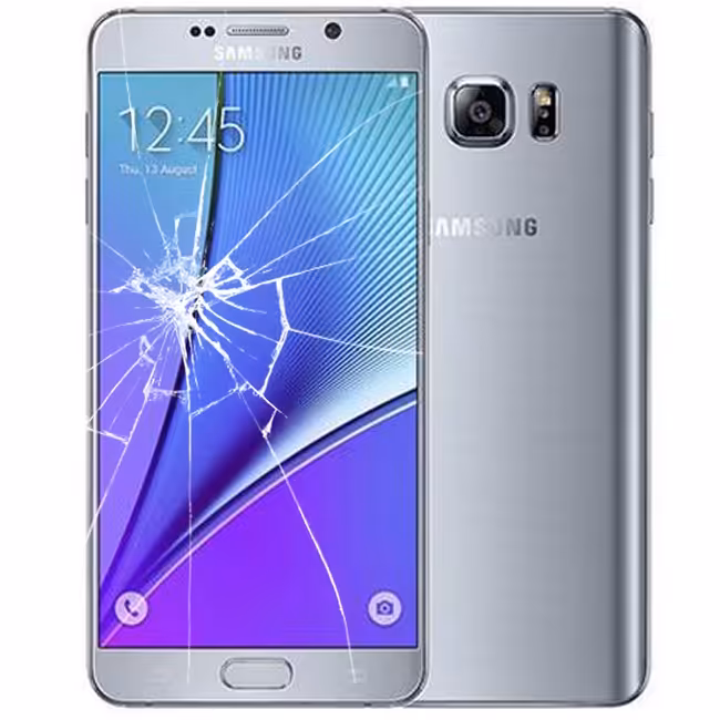 تعویض گلس گوشی موبایل گلکسی Note5 سامسونگ