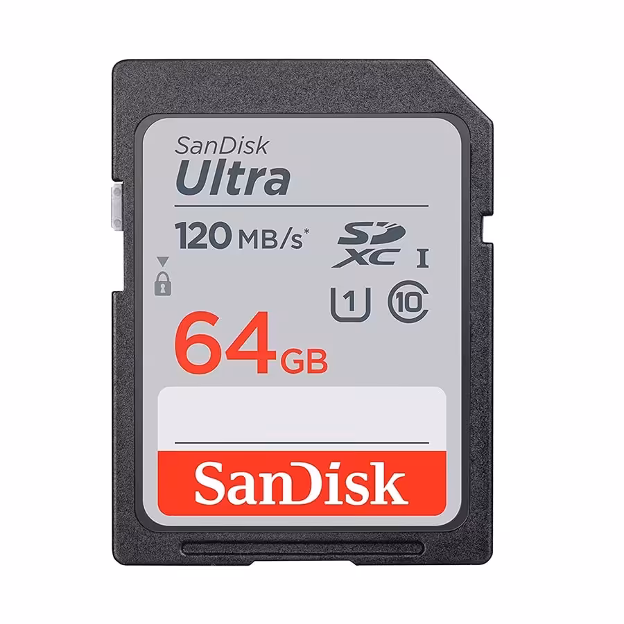 کارت حافظه سن دیسک sandisk SD 64G 120mb/s ultra SDXC UHS-I