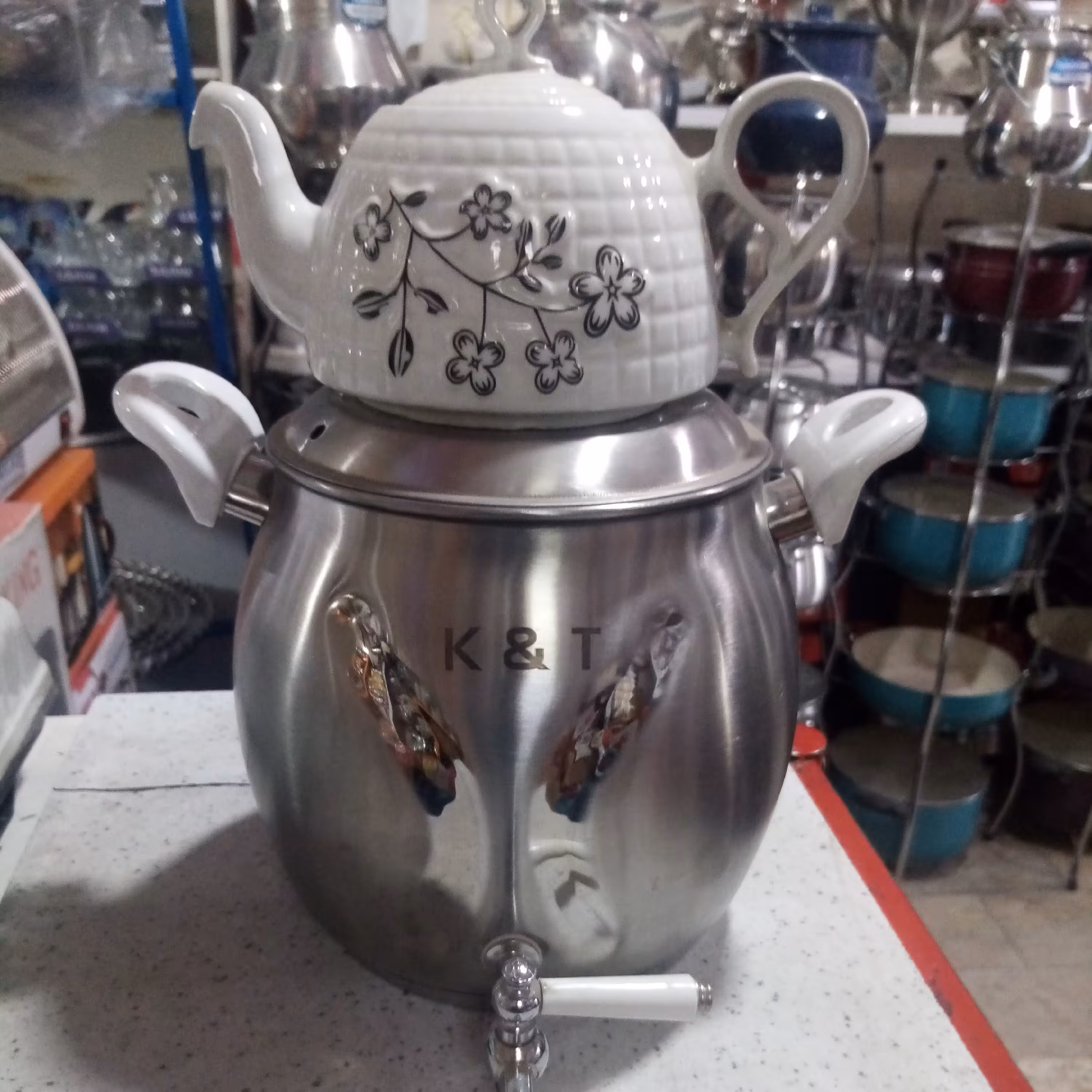 کتری شیردار 6لیتری