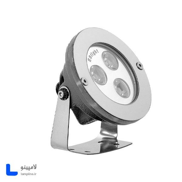 پروژکتور پایه دار ضد آب گرد 3 وات ارتقا صنعت نور