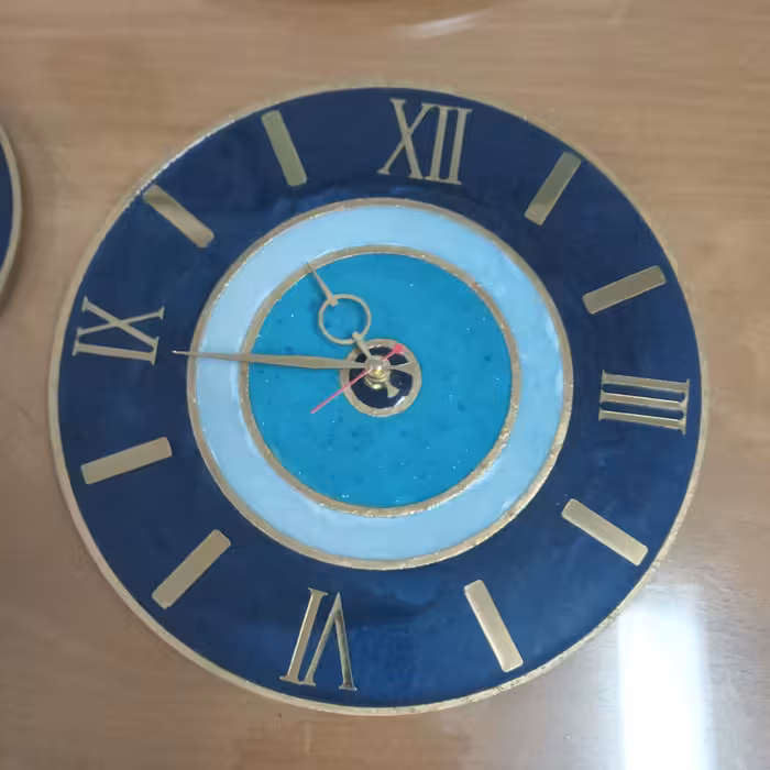 ساعت   رزینی طرح چشم نظر  با جاکلیدی چشم  نظر  قطر ساعت  30