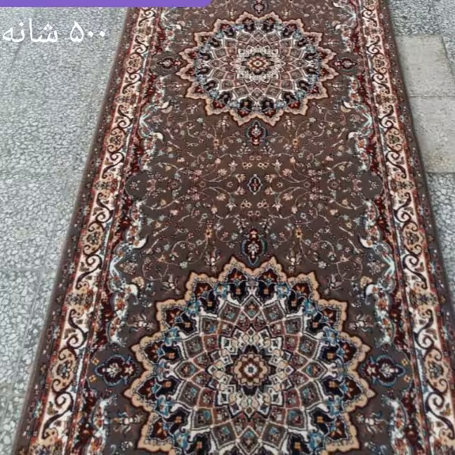 کناره  فرش  سایز 3×1  نقشه  کبیر  گردویی  500 شانه