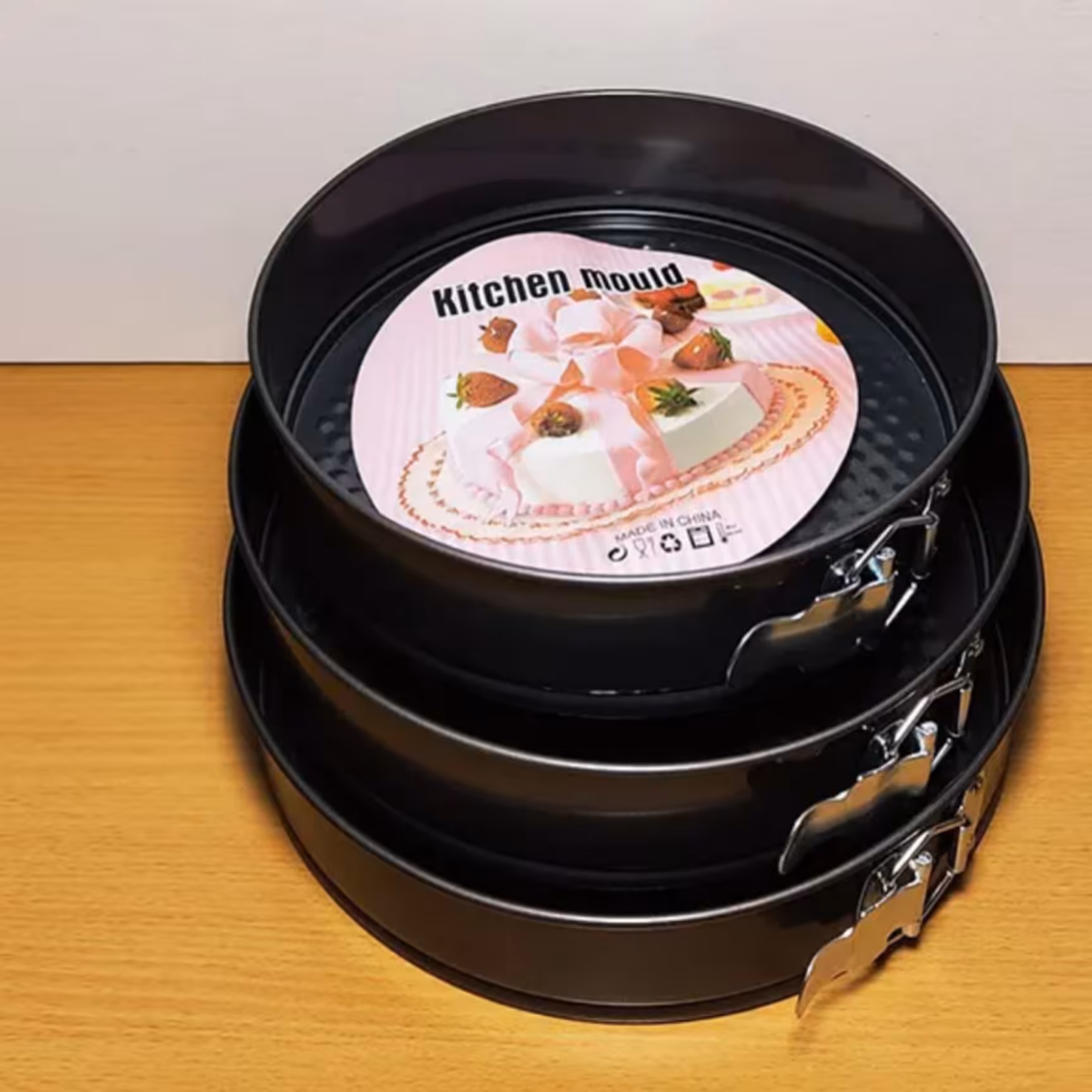 قالب  کیک کمربندی  سه عددی گرد