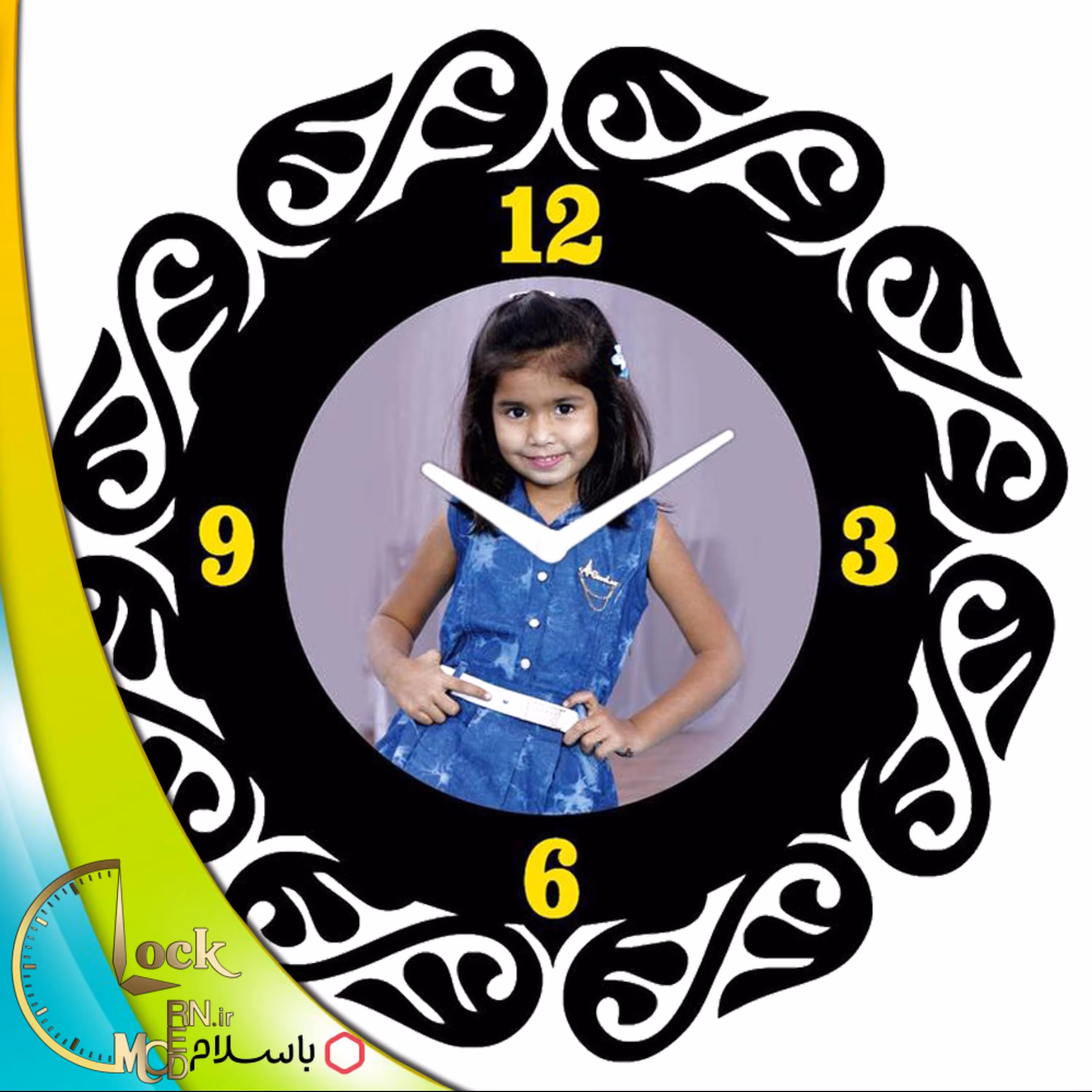 ساعت دیواری 1 عکسه کد 287