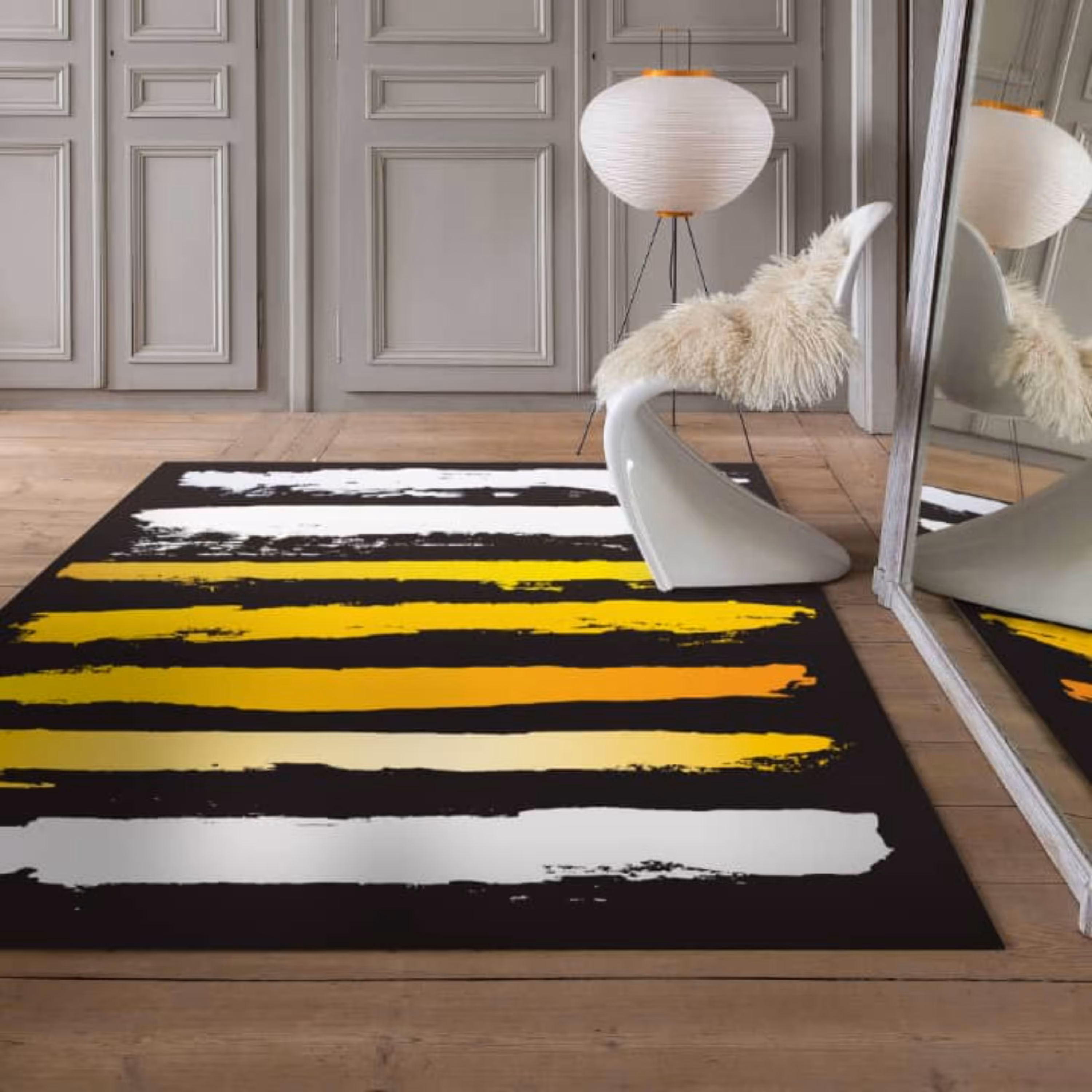 روفرشی کشدار (روکش فرش) شانل ضخیم  ضد آب و ضد لک سایز 12متری (قابل شستشو) کد 617