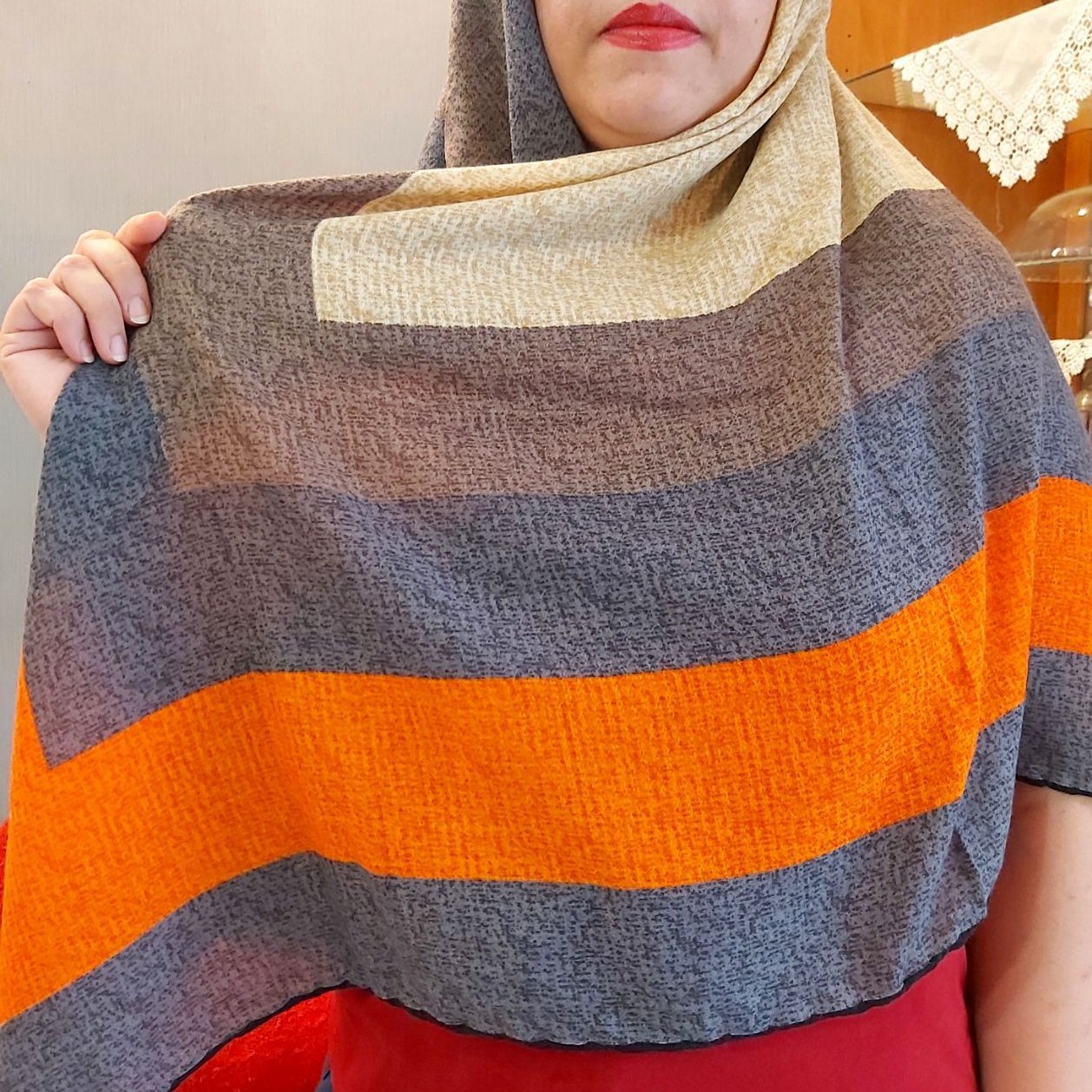 روسری نخی پاییزه