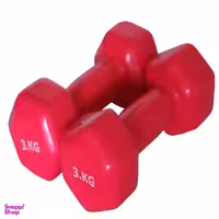 دمبل ایروبیک وزن 3 کیلوگرم مدل 01 بسته 2 عددی