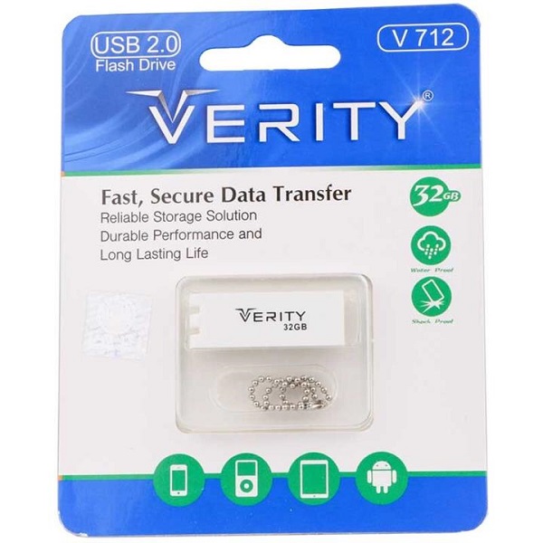 فلش مموری VERITY مدل V712 ظرفیت 32 گیگابایت - فروشگاه اینترنتی طیف سنتر