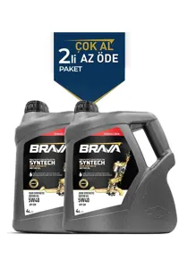 روغن و مکمل موتور SYNTCH 5W40 2X 4 LT SIX ONGINE ENGINE SYNOTTIC Brava