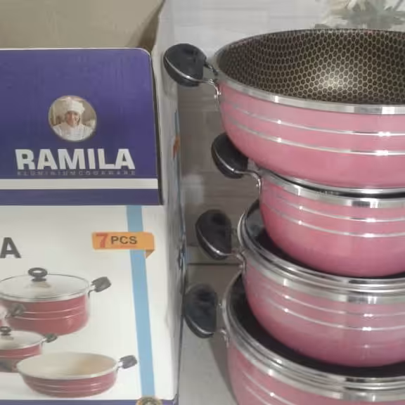 تولیدی سرویس هفت پارچه تفلون خرید و قیمت قابلمه روحی خرید و قیمت قابلمه گرانیتی