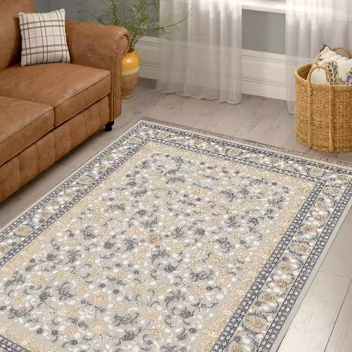  طرح جذاب فروزان -فرش 700 شانه تراکم 2250 نخ اکریلیک کاشان 