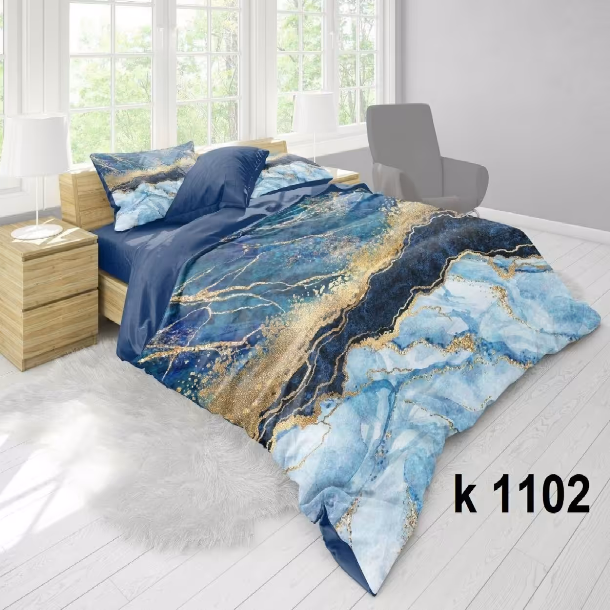 سرویس روتختی ترک إو turkev کد K-1102 دونفره 6 تکه