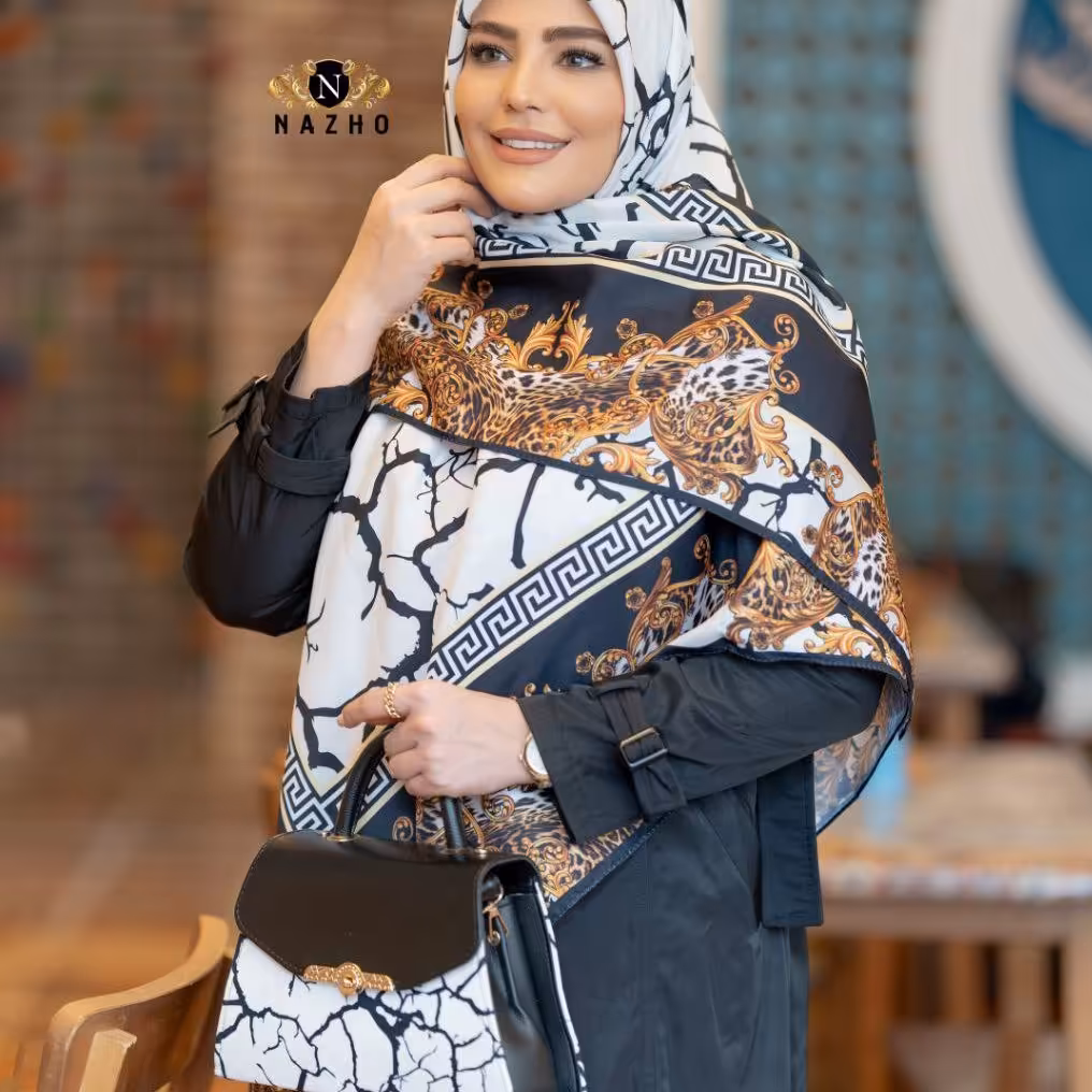 ست کیف و روسری و شال طرحدار بسیار زیبا و شیک با کیفیت ارسال رایگان کد na11