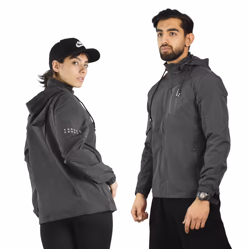 سویشرت بادگیر اسپرت مدل 2006 طوسی تیره