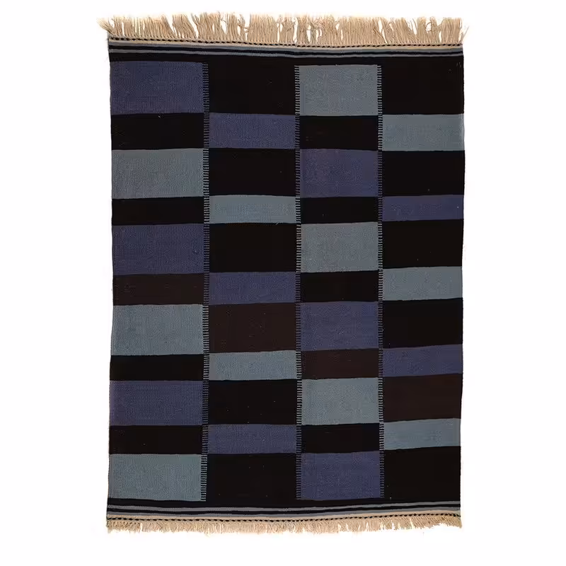 گلیم دستبافت مدل دکوراتیو کد 4103424(فروش چکی 6 ماهه با کد تخفیف farshgereh)