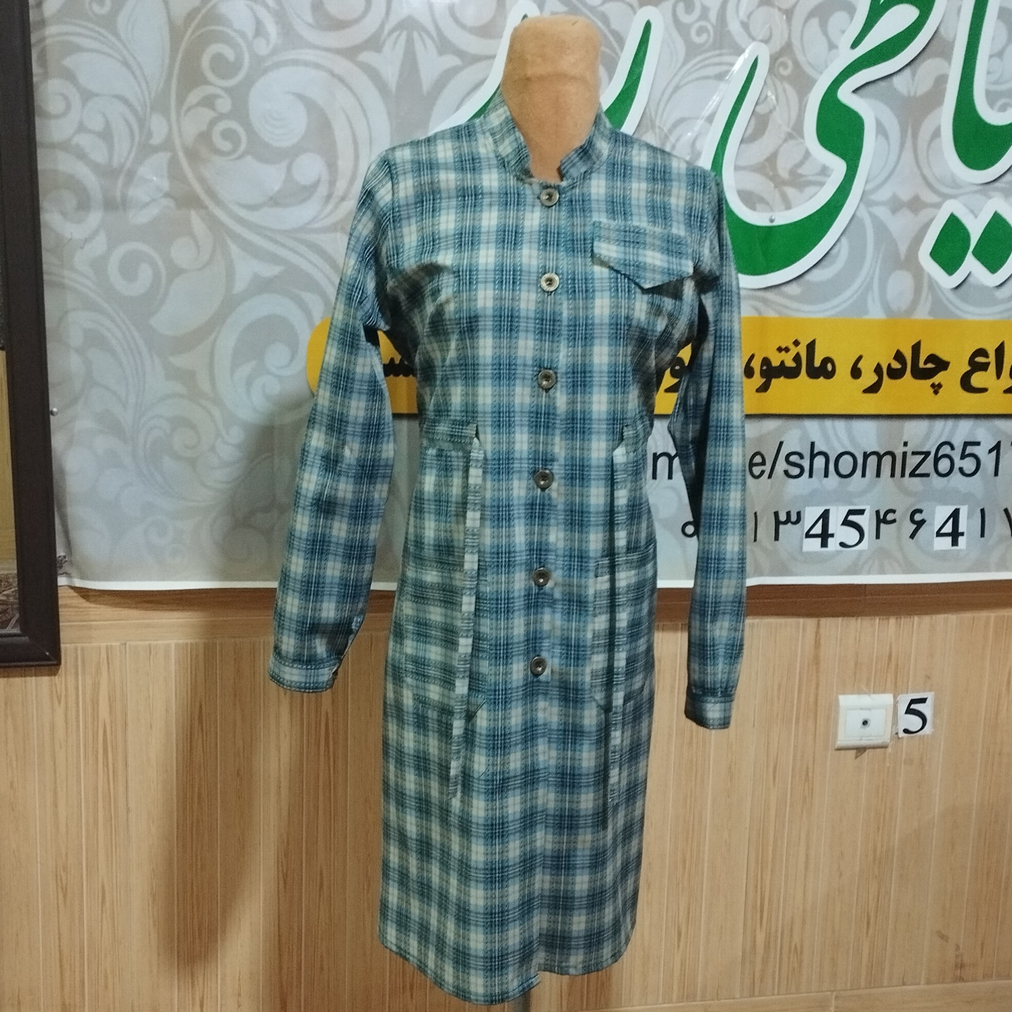 مانتو چارخونه شیک ،خنک، مخصوص خانمهای خوش سلیقه سایز 38تا 48 کیفیت پارچه عالی دوخت تضمینی