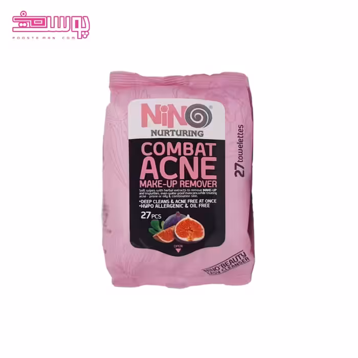 دستمال مرطوب پوست چرب نینو 27 عددی