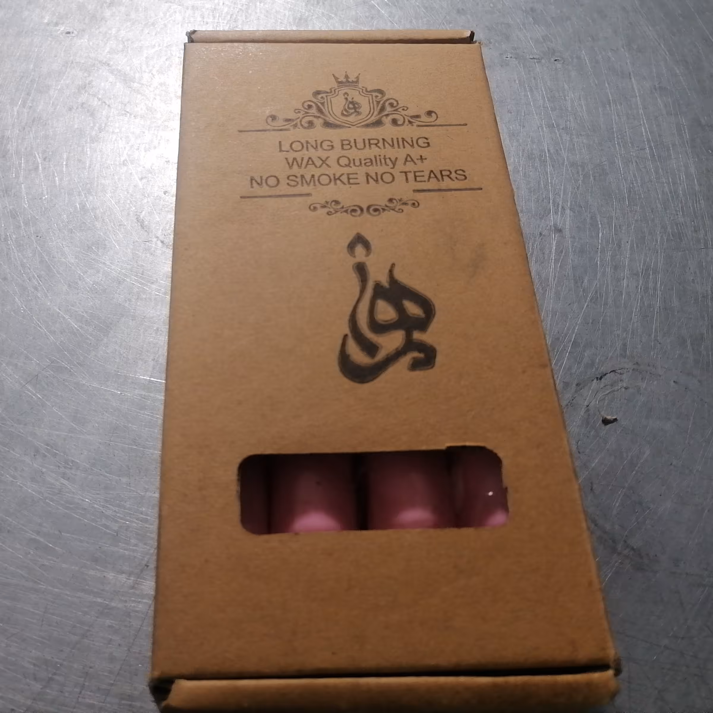 شمع کلیسایی 20 سانت صورتی