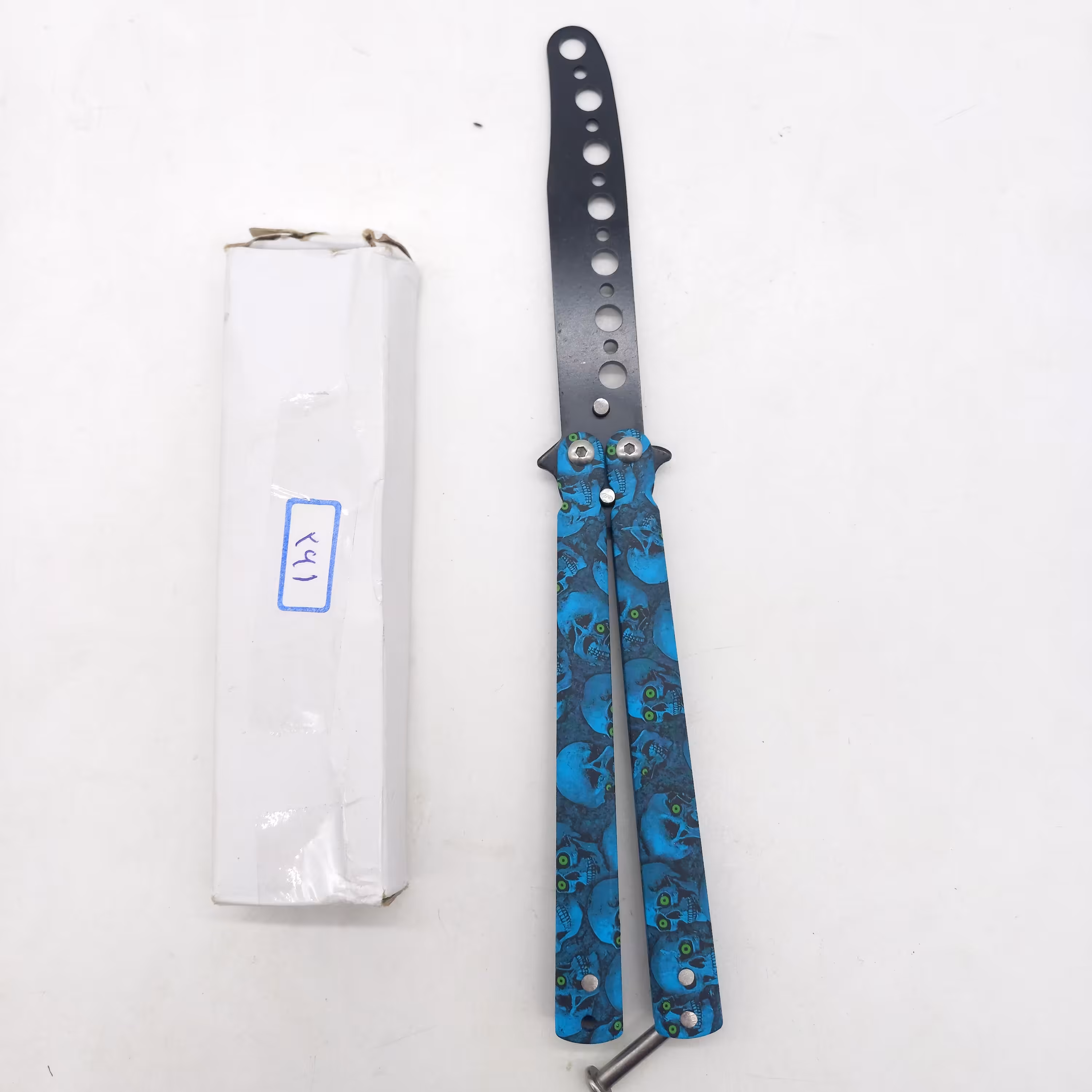 چاقوی پروانه ای اسکلتی تمرینی کد 261