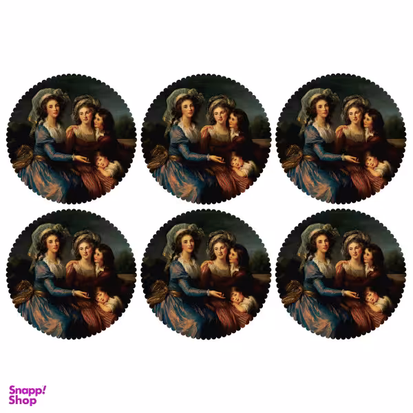 زیربشقابی مدل U2-42701 بسته 6 عددی