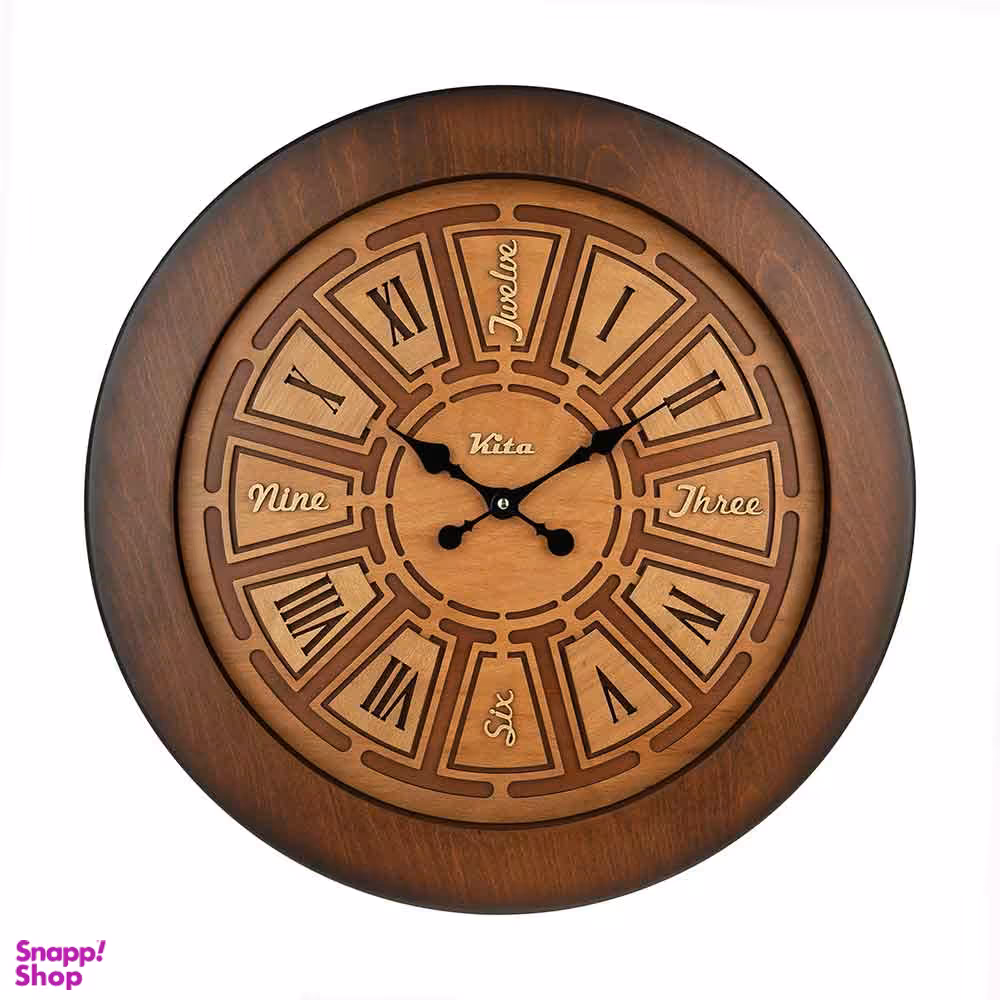 ساعت دیواری هم آدیس مدل کیتا رویال کد CKS 619 C60