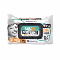 دستمال مرطوب آرایشی نینو مدل اسکراب حجم 50عدد