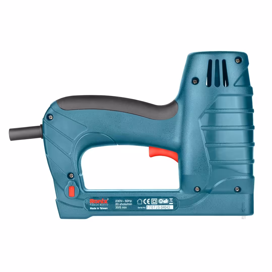 منگنه کوب و میخ کوب برقی، 20 وات، 20 تیر دردقیقه رونیکس  گارانتی طلایی 12ماهه رونیکس 