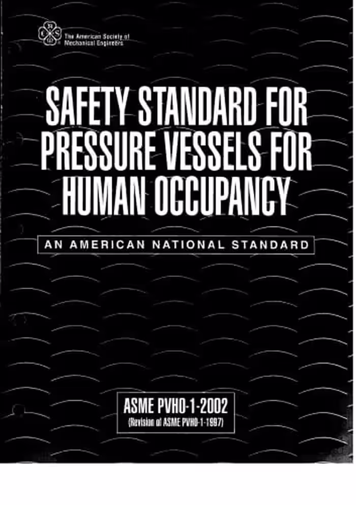 󾕇 دانلود کتاب Pvho-1 - 2002 Safety Standard For Pressure Vessels For Human Occupancy, 2002 - دانلود کتاب های دانشگاهی