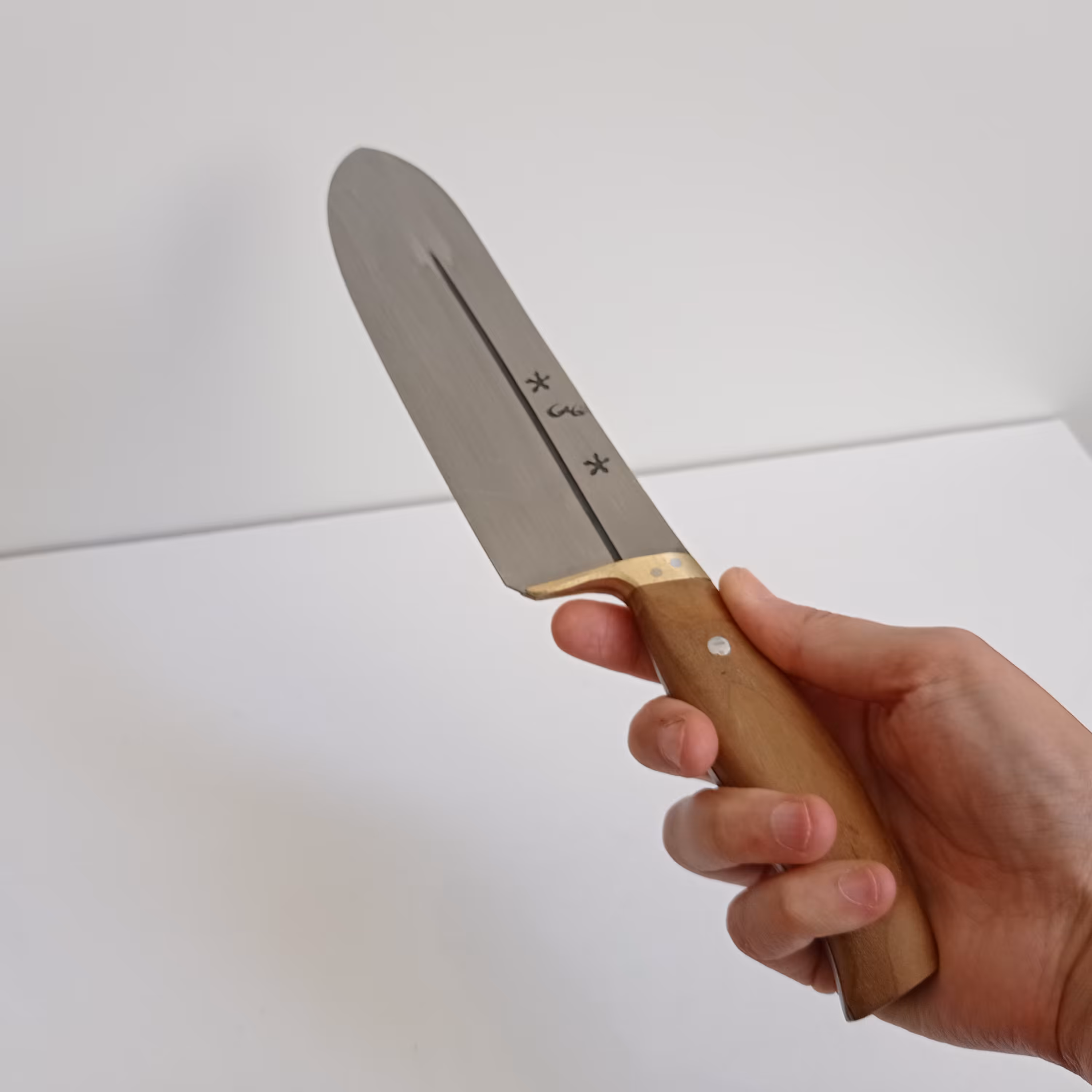 چاقو سلاخی آشپزخانه فولادی استاد خلفی با کیفیت عالی