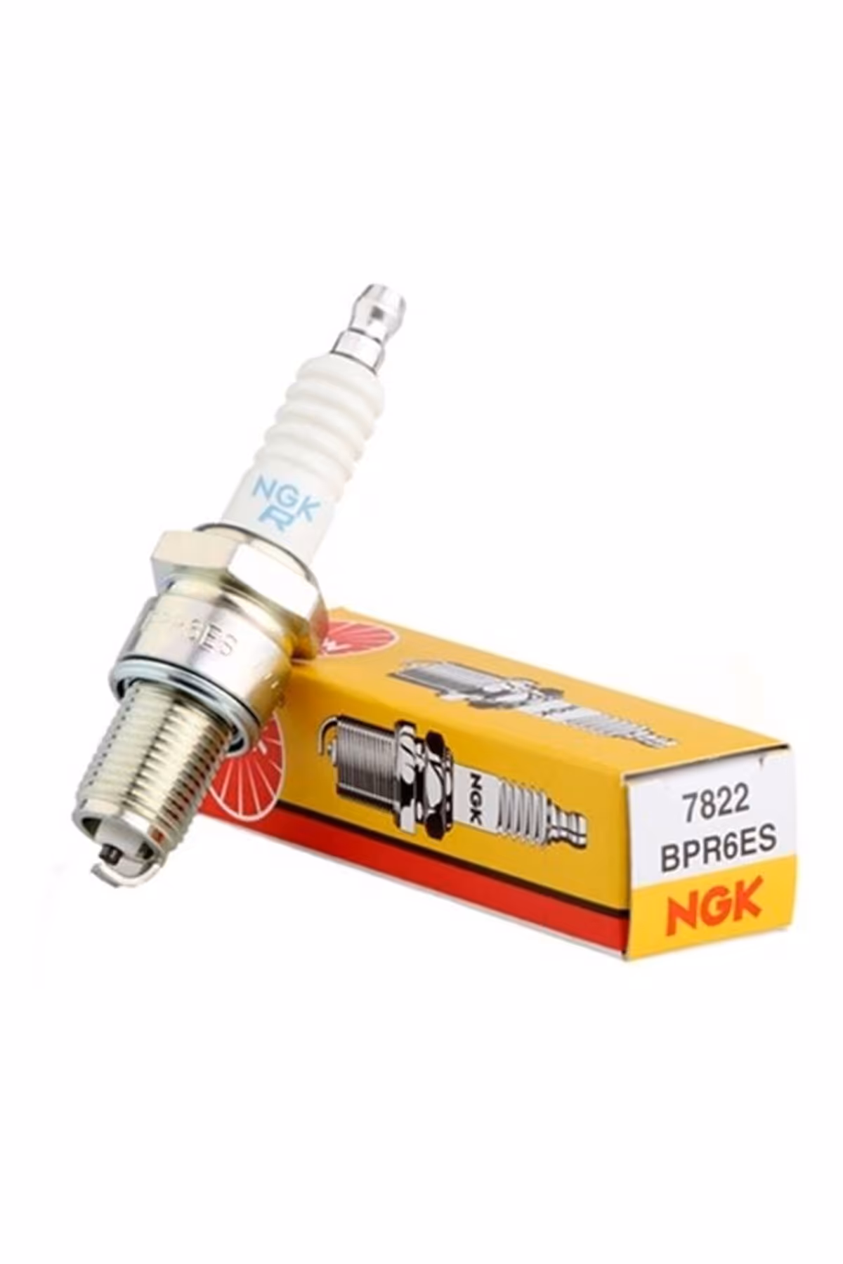 لوازم یدکی موتورسیکلت جرقه BPR6ES VESPA طولانی اورجینال NGK