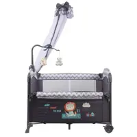تخت و پارک کنار بازشو و گهواره شو کول بیبی KDD960XL(828) cool baby
