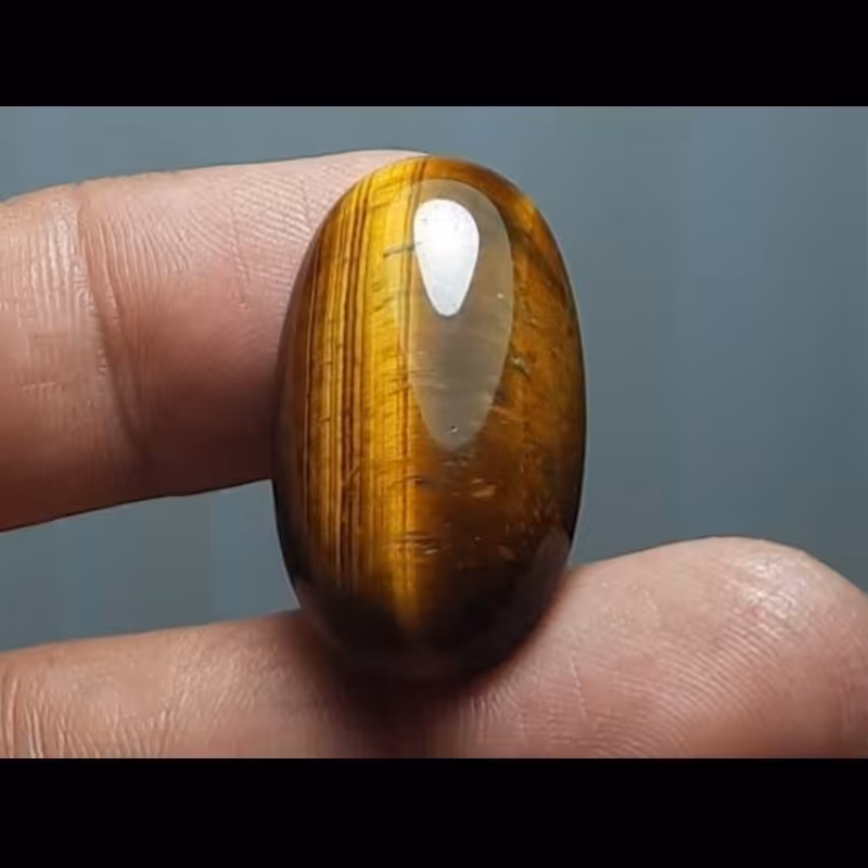 نگین چشم ببر ( تایگر ) غولپیکر زیبا و معدنی 