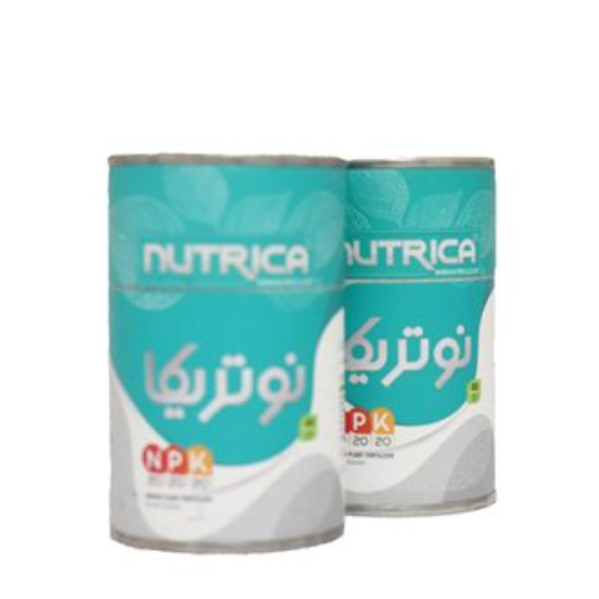 کود خانگی 80 گرمی 2020  ان پی کی  NPK همراه با پیمانه مدل الگانت نوتریکا مخصوص باغچه و گیاهان آپارتمانی  کود سه بیست