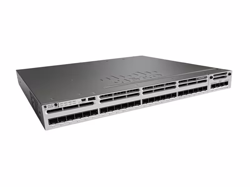 سوییچ مدیریتی 24 پورت Cisco مدل WS-C3850-24S-S - فروشگاه اینترنتی طیف سنتر