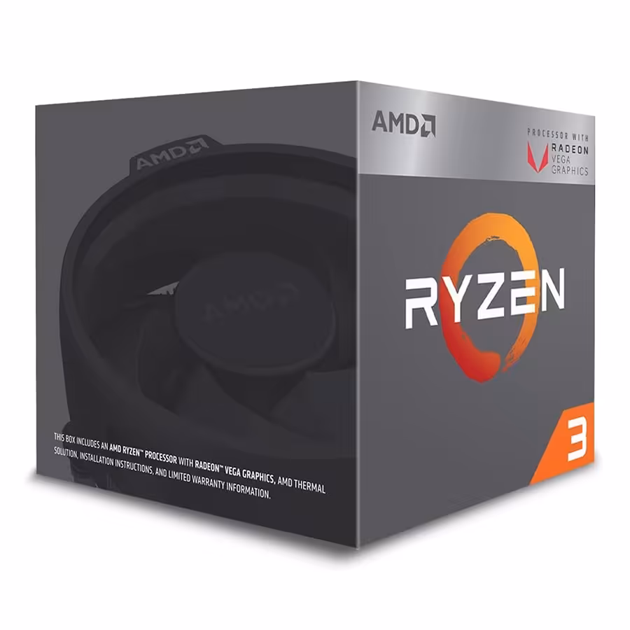 قیمت و خرید سی پی یو باکس ای ام دی مدل Ryzen 3 3200G | یاس ارتباط