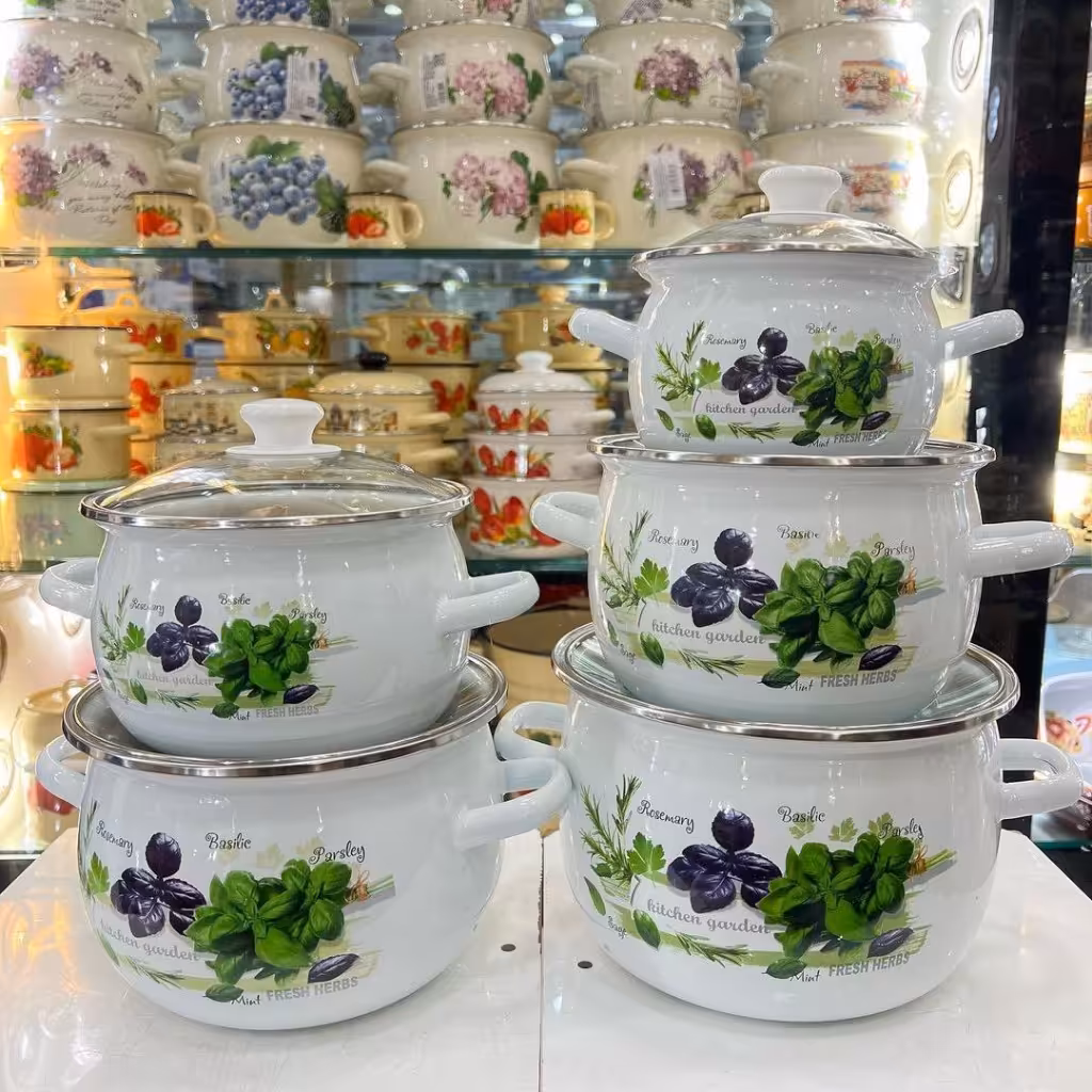 سرویس 10 پارچه لعابی