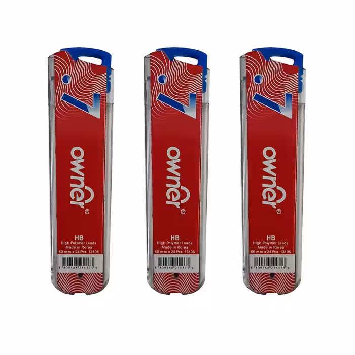 نوک مداد نوکی 0.7 میلی متری اونر کد 13105 بسته 3 عددی