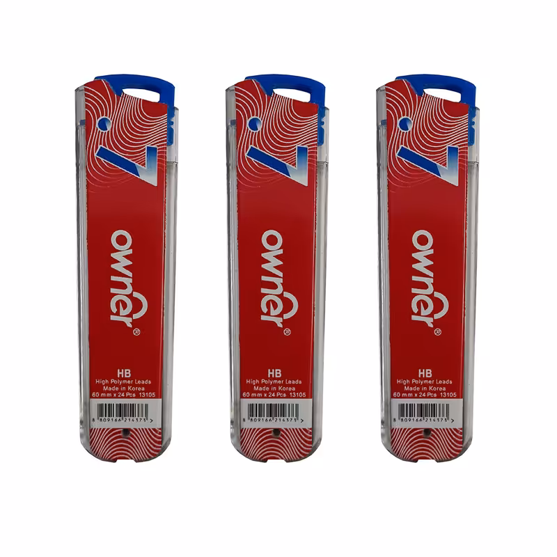 نوک مداد نوکی 0.7 میلی متری اونر کد 13105 بسته 3 عددی