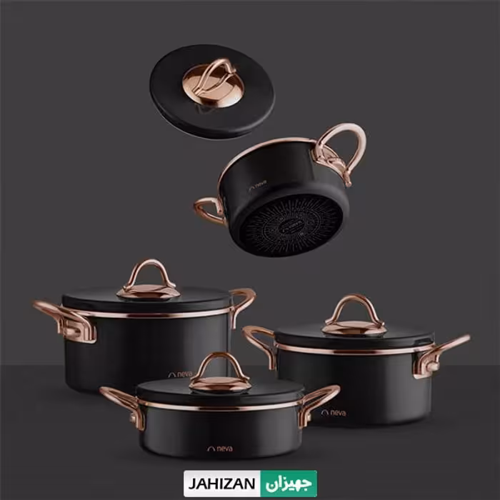 سرویس قابلمه 8پارچه نوا مشکی
