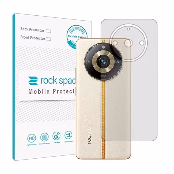 گلس محافظ پشت گوشی ریلمی 11 Pro  مدل نانو هیدروژل شفاف برند راک اسپیس کد S