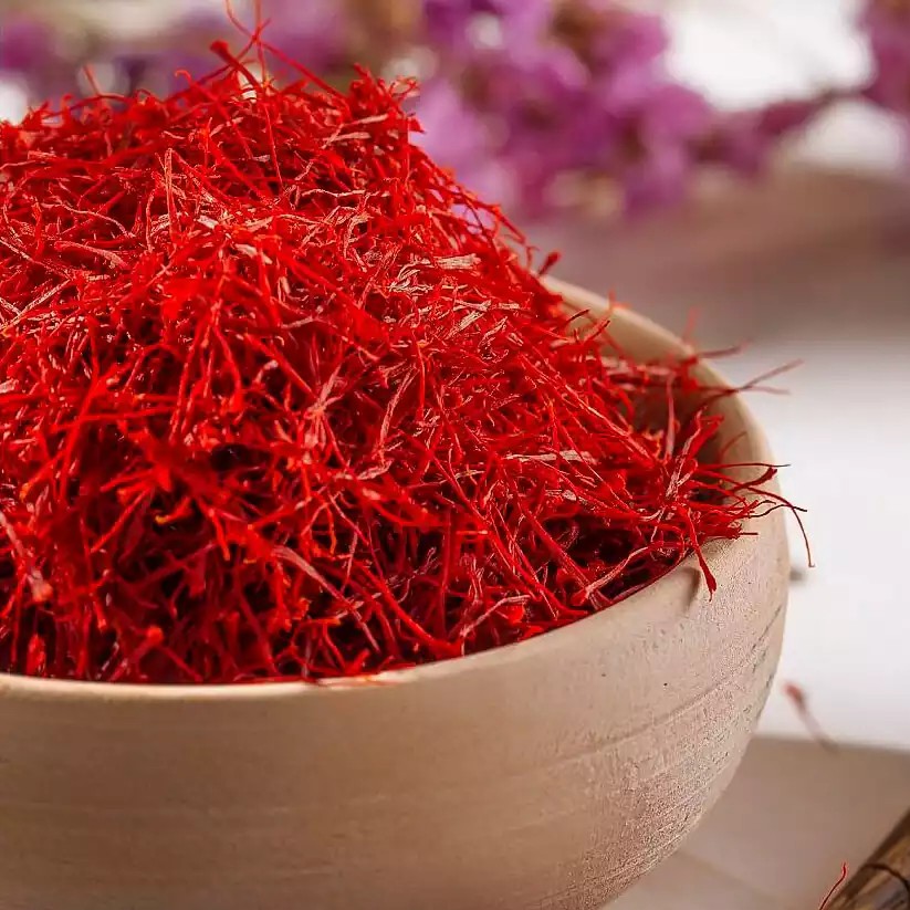 زعفران سرگل قائنات کیفیت رنگ و عطر خوب تضمینی