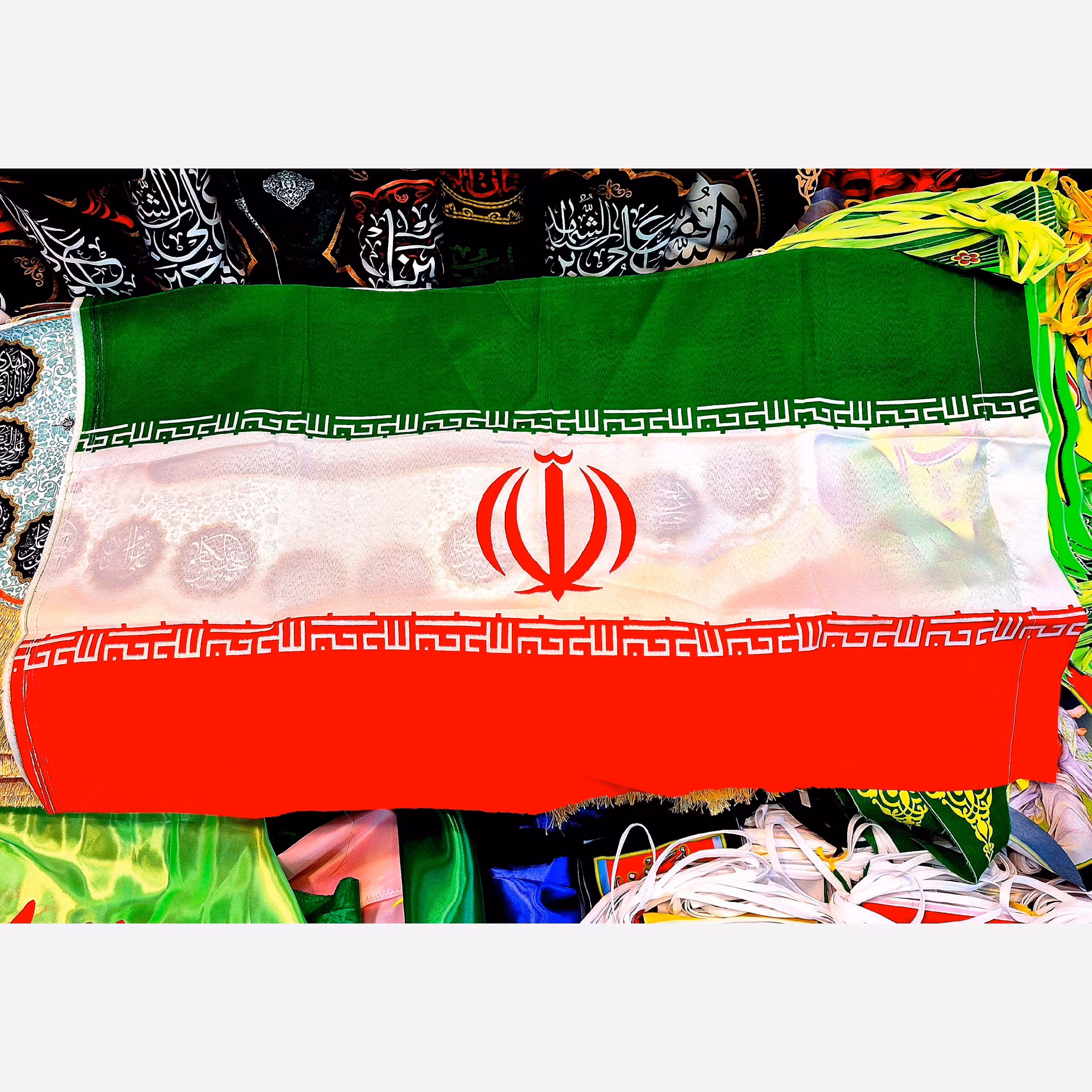 پرچم ایران فلامنت با کیفیت و درجه یک در ابعاد   120 در 70 